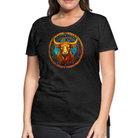 Thumbnail for Women’s Mosaic Taurus Premium T-Shirt - charcoal grey