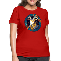 Thumbnail for Women's Mythical Capricorn T-Shirt - red