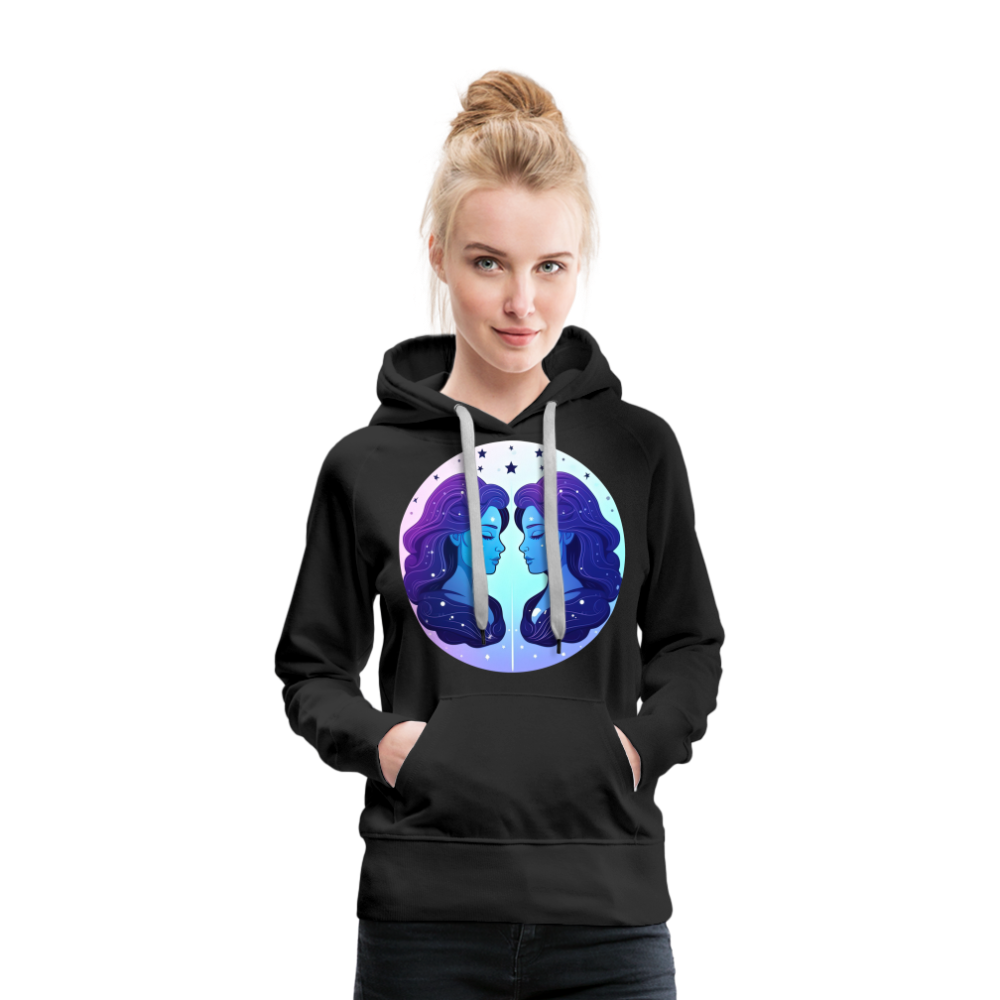 Women’s Magic Gemini Premium Hoodie - black