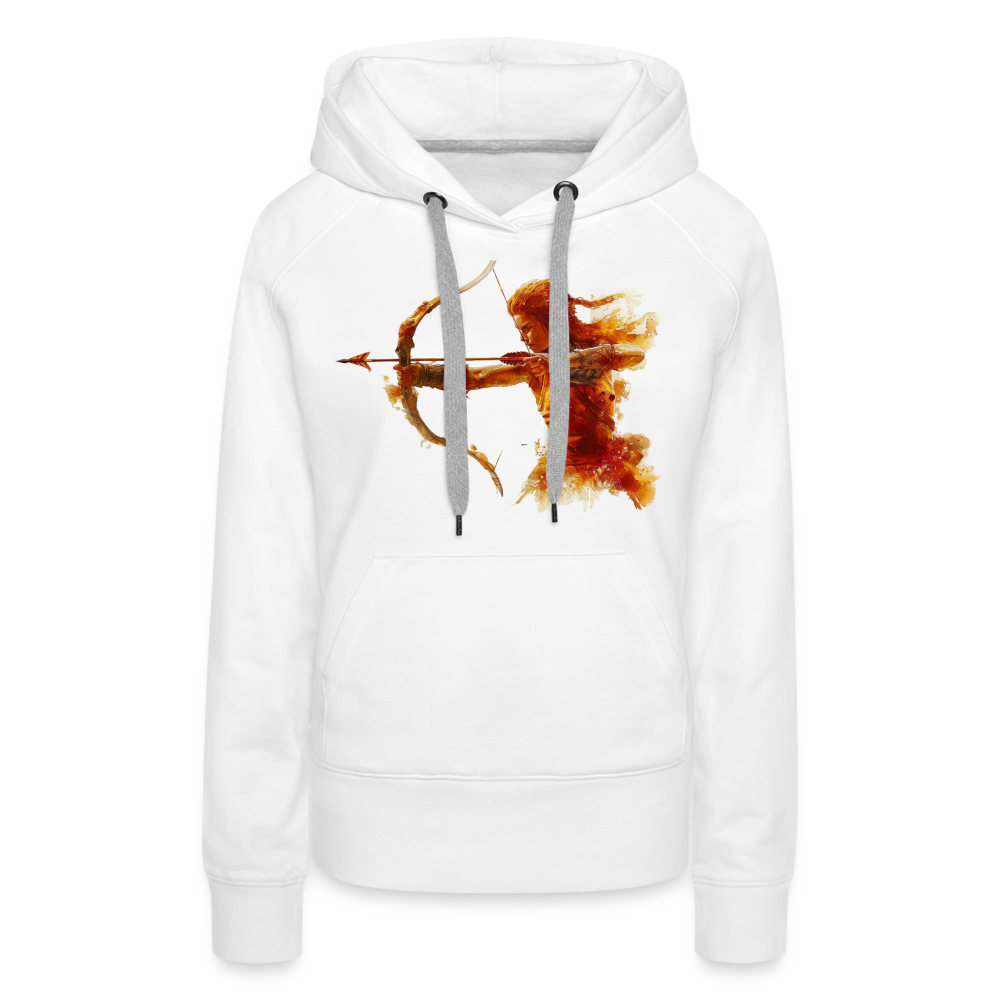 Women’s Mythical Sagittarius Premium Hoodie - white