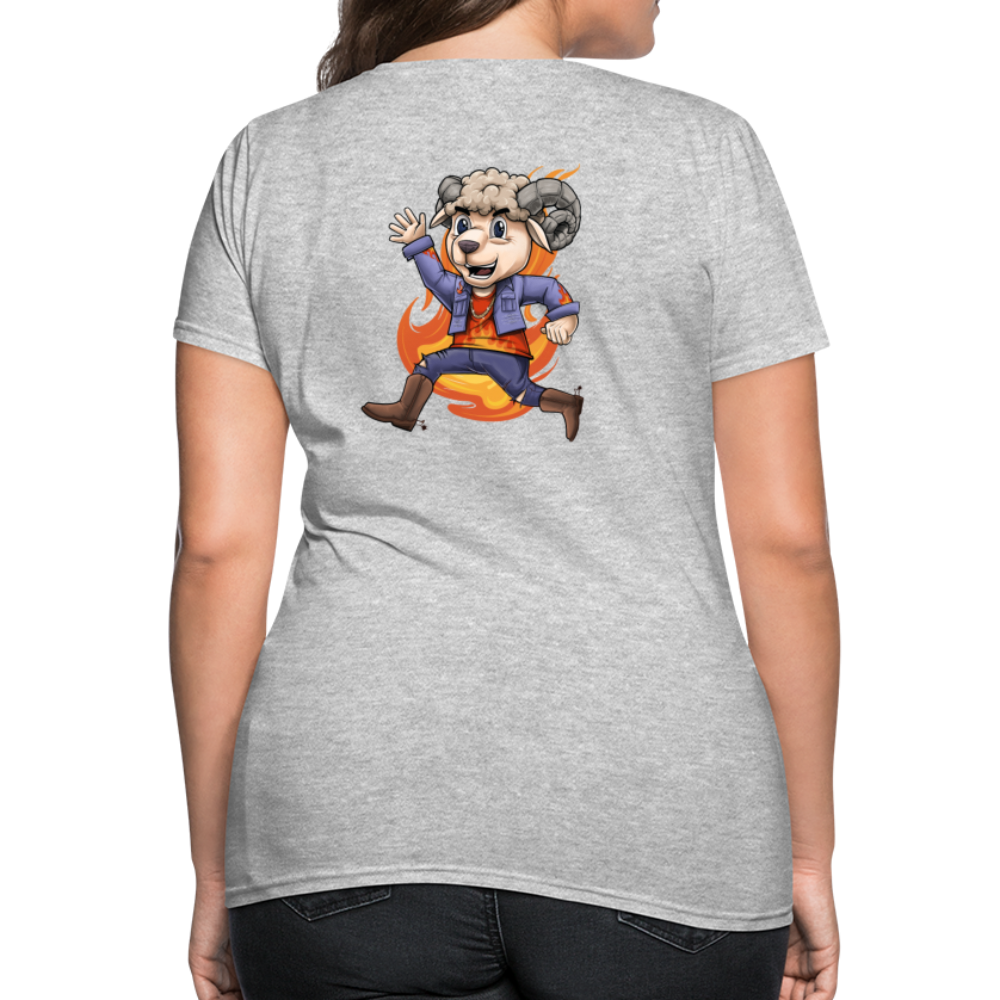 Women's Aries New Design T-Shirt - heather gray