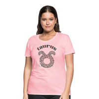 Thumbnail for Women's Power Words Taurus Premium T-Shirt - pink