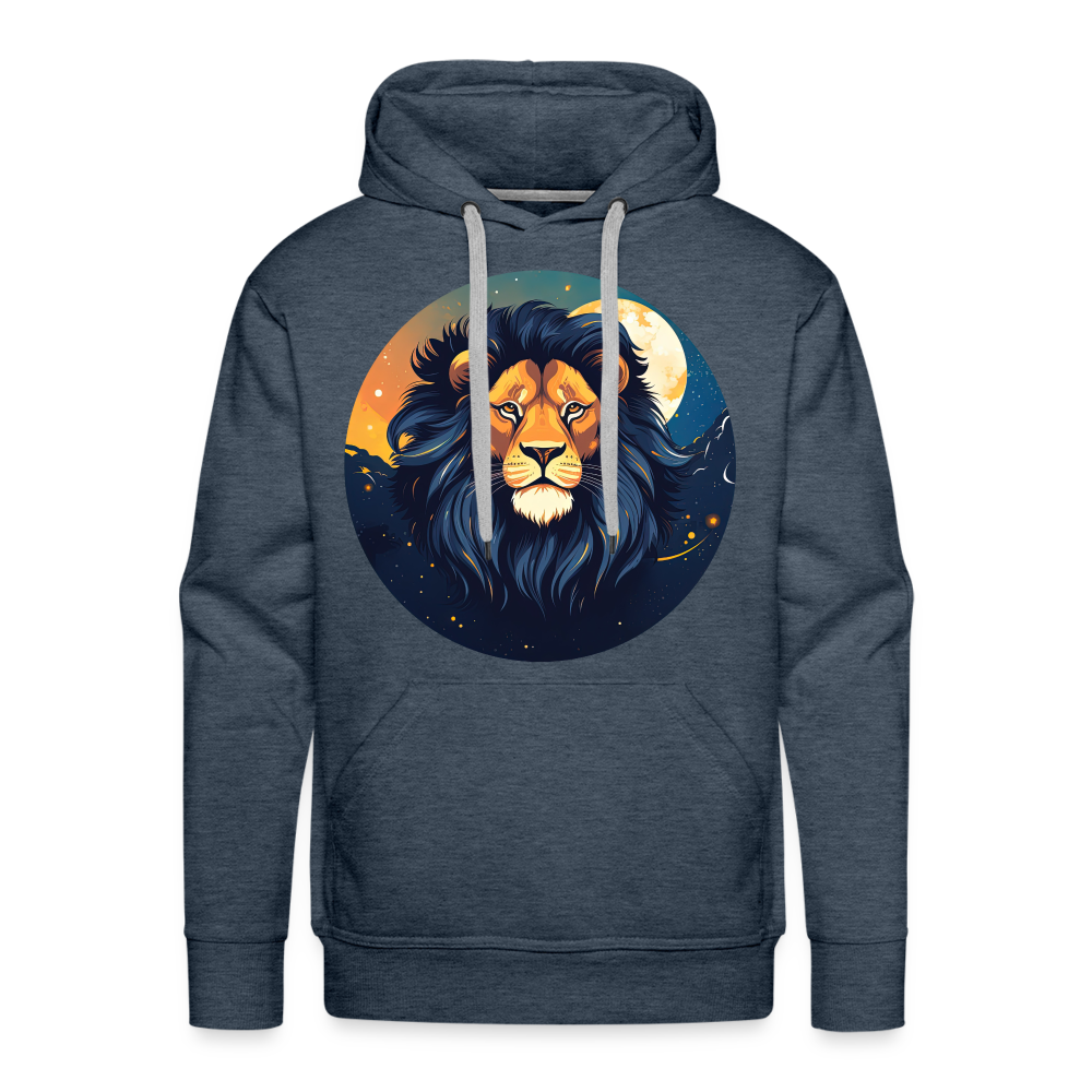 Men’s Mystic Leo Premium Hoodie - heather denim