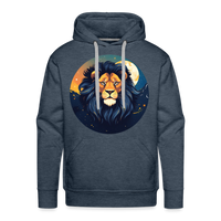 Thumbnail for Men’s Mystic Leo Premium Hoodie - heather denim