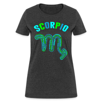 Thumbnail for Women's Power Words Scorpio T-Shirt - heather black