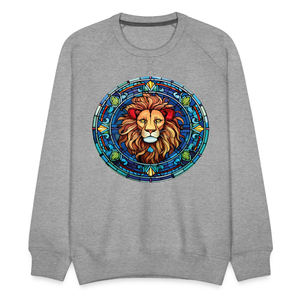 Men’s Mosaic Leo Premium Sweatshirt - heather grey