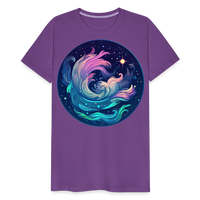 Thumbnail for Men's Magic Aquarius Premium T-Shirt - purple