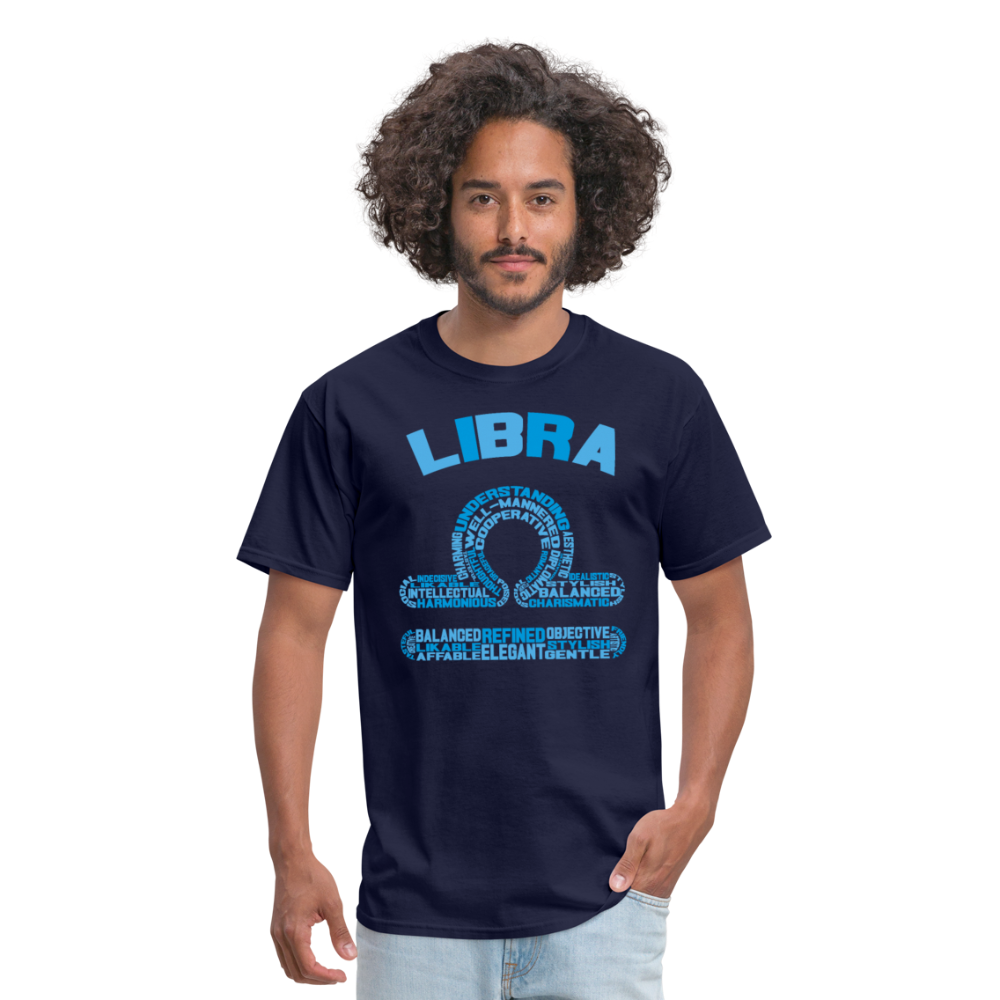 Men's Power Words Libra Classic T-Shirt - navy