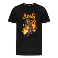 Thumbnail for Men's Fiery Aries Premium T-Shirt - black