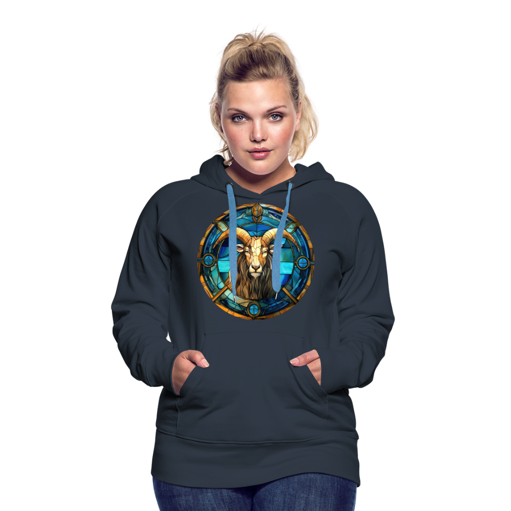 Women’s Mosaic Capricorn Premium Hoodie - navy