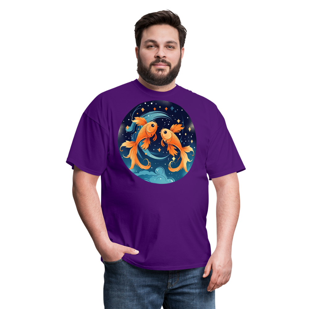 Men's Magic Pisces Classic T-Shirt - purple