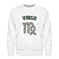 Thumbnail for Men's Power Words Virgo Premium Sweatshirt - white