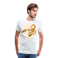 Thumbnail for Men's Mosaic Scorpio Premium T-Shirt - white