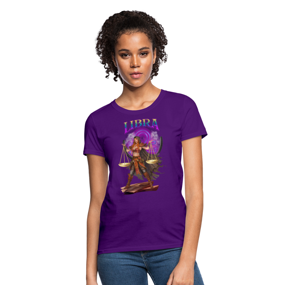 Astral Libra Women's T-Shirt - purple