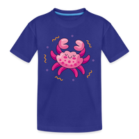 Thumbnail for Kid’s Zany Cancer Premium Organic T-Shirt - royal blue