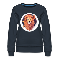 Thumbnail for Women’s Symbol Leo Premium Sweatshirt - navy