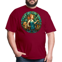 Thumbnail for Men's Mosaic Virgo Classic T-Shirt - burgundy