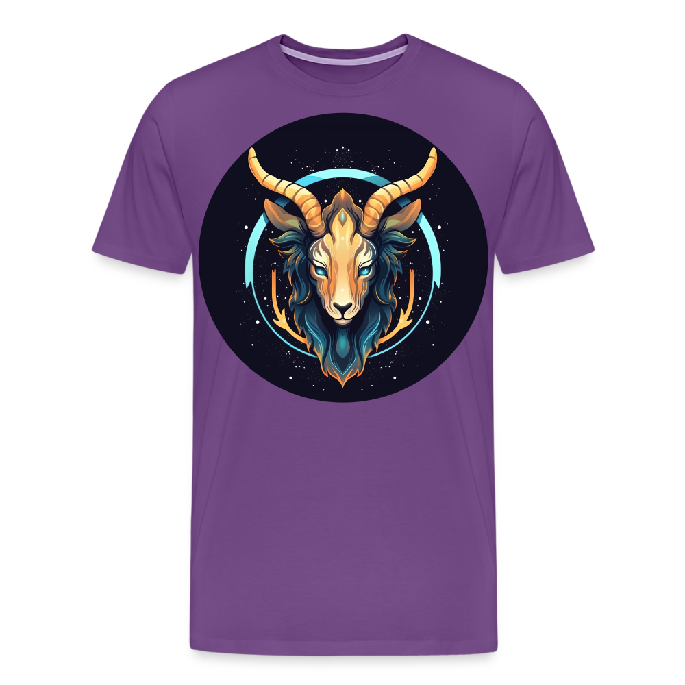 Men's Mystic Capricorn Premium T-Shirt - purple