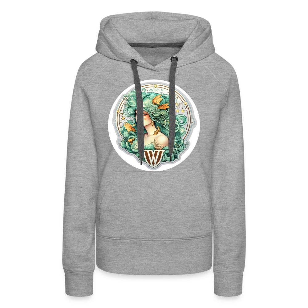 Women’s Symbol Virgo Premium Hoodie - heather grey