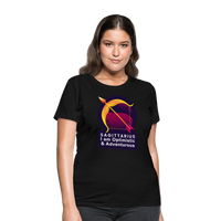 Thumbnail for Women's Glow Sagittarius T-Shirt - black