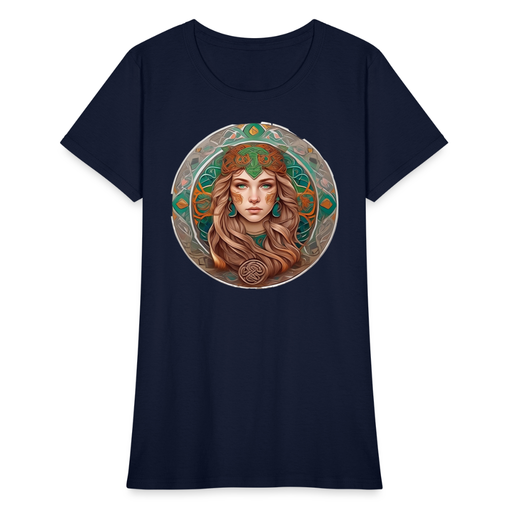 Women's Mythical Virgo T-Shirt - navy