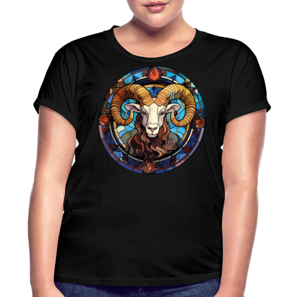 Women's Mosaic Aries Relaxed Fit T-Shirt - black