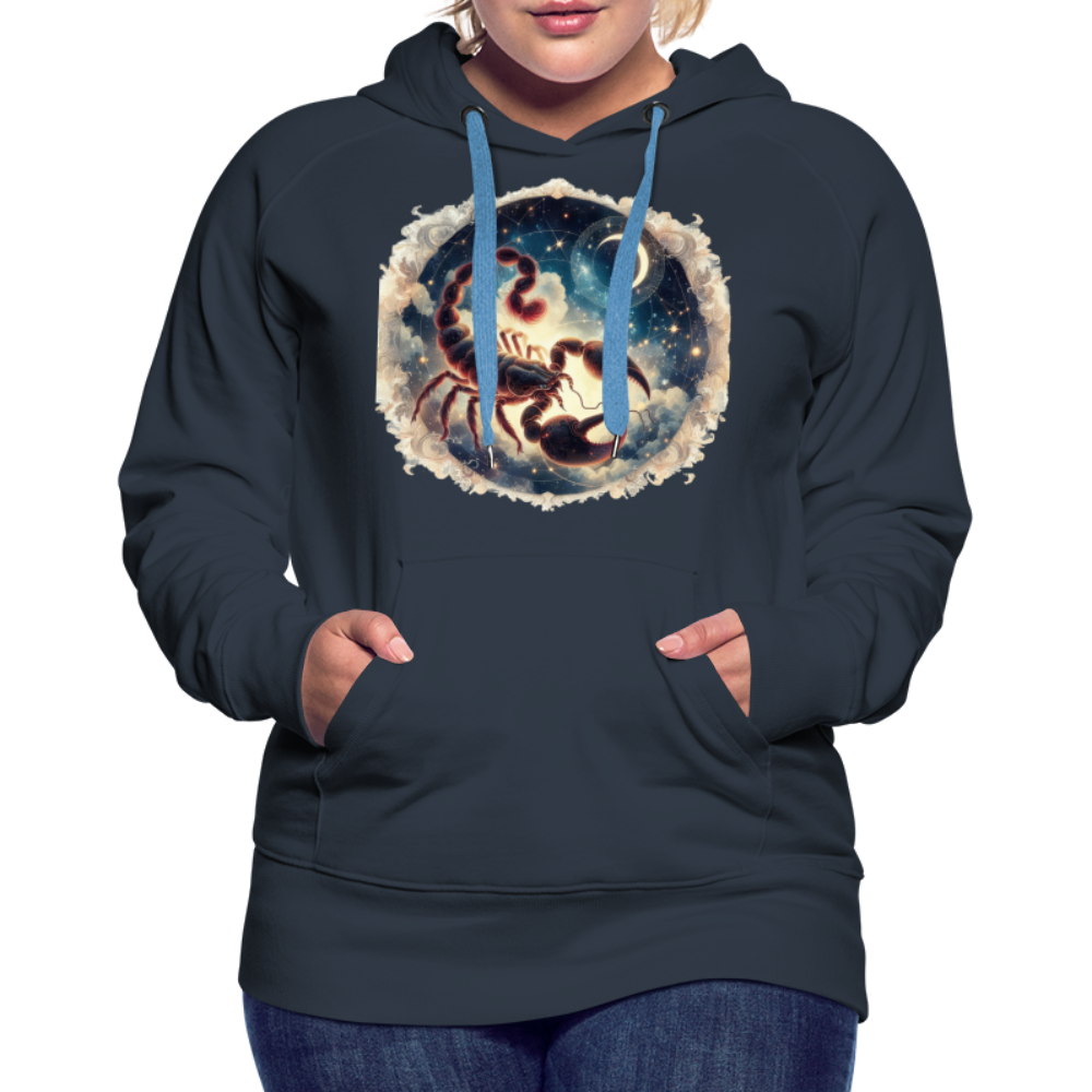 Women’s Mythical Scorpio Premium Hoodie - navy