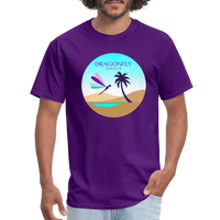 Thumbnail for Men's Dragonfly 2nd Logo Classic T-Shirt - purple