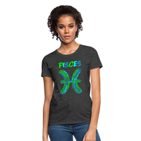 Thumbnail for Women's Power Words Pisces T-Shirt - heather black