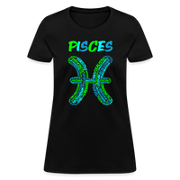 Thumbnail for Women's Power Words Pisces T-Shirt - black