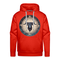 Thumbnail for Men’s Mythical Taurus Premium Hoodie - red