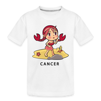 Thumbnail for Kid’s Sweet Astro Cancer Premium Organic T-Shirt - white