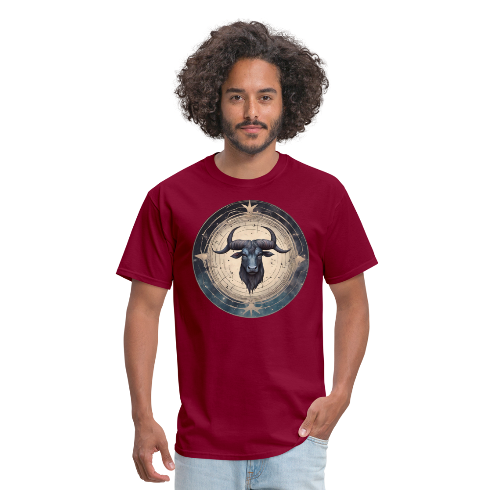 Men's Mythical Taurus Classic T-Shirt - burgundy