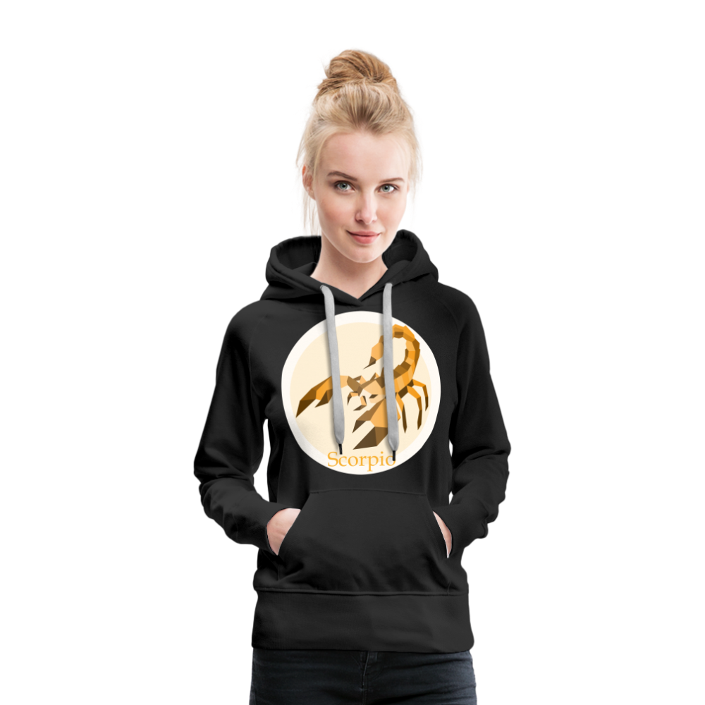 Women’s Mosaic Scorpio Premium Hoodie - black