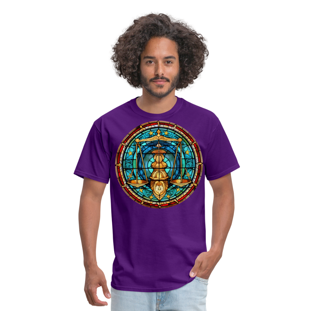 Men's Mosaic Libra Classic T-Shirt - purple