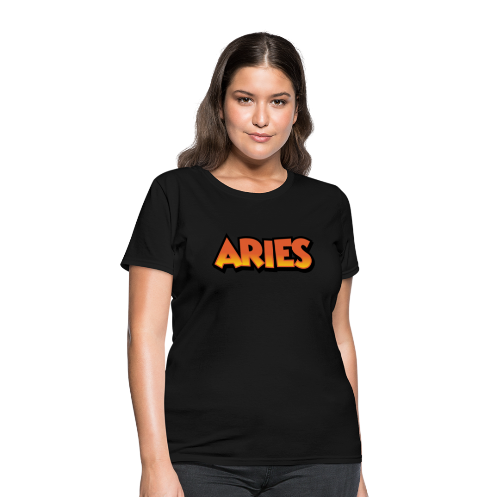 Women's Aries New Design T-Shirt - black