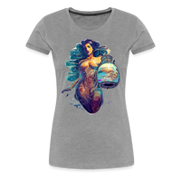 Thumbnail for Women’s Mythical Aquarius Premium T-Shirt - heather gray