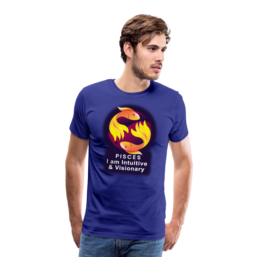 Men's Glow Pisces Premium T-Shirt - royal blue