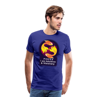 Thumbnail for Men's Glow Pisces Premium T-Shirt - royal blue