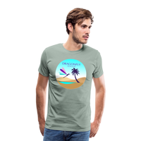 Thumbnail for Men's Dragonfly Oasis v.2 Premium T-Shirt - steel green