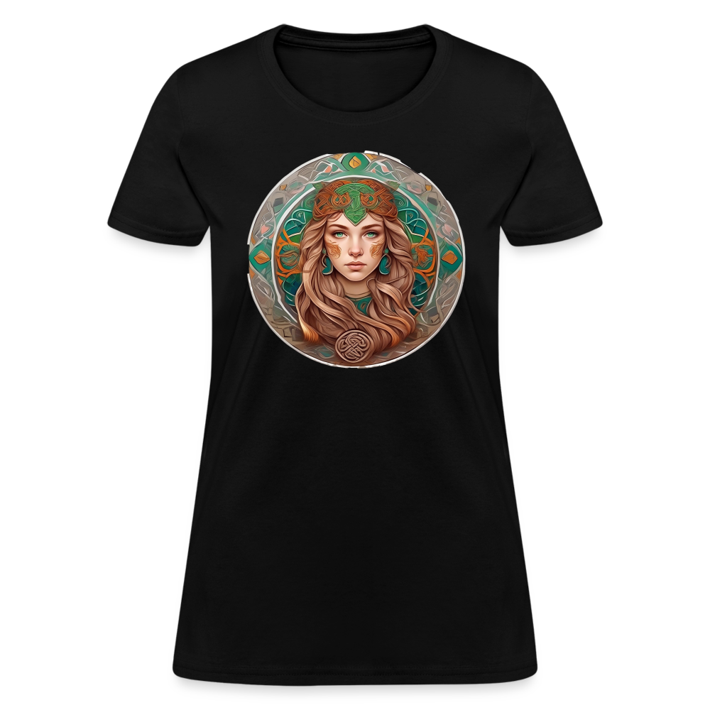 Women's Mythical Virgo T-Shirt - black