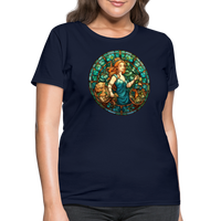 Thumbnail for Women's Mosaic Virgo T-Shirt - navy