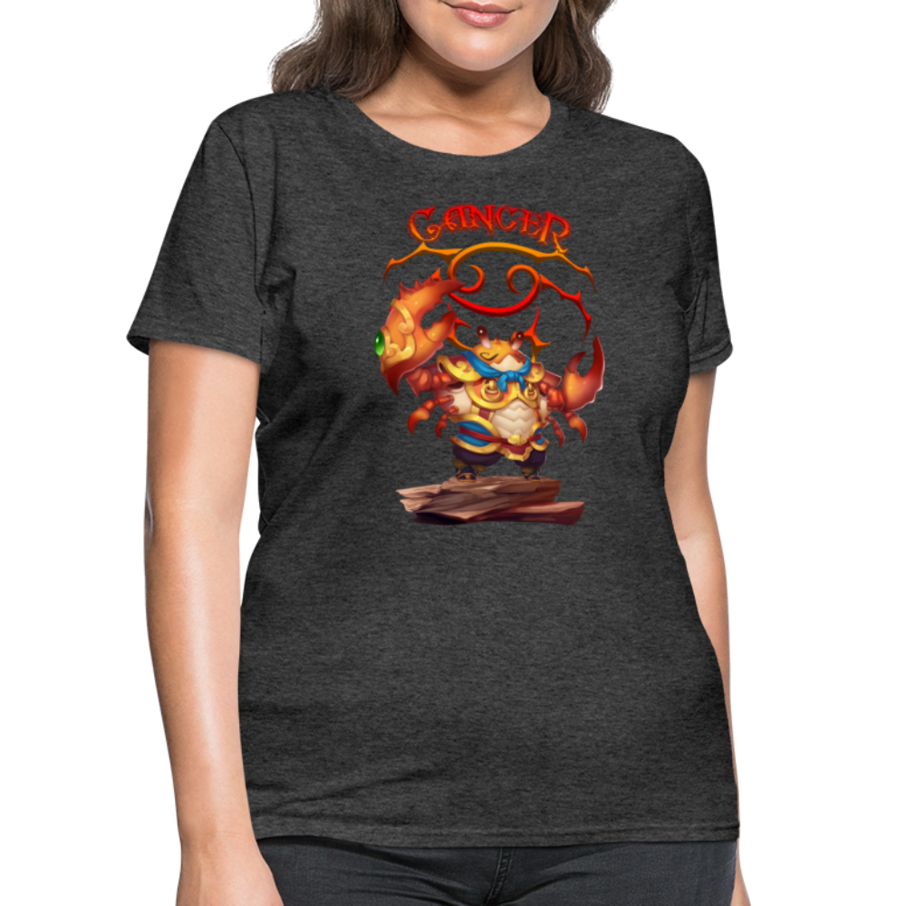 Women's Astral Cancer T-Shirt - heather black