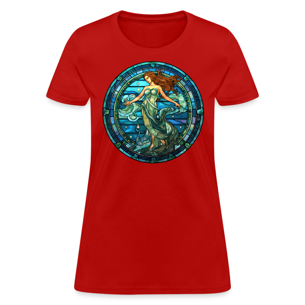 Women's Mosaic Aquarius T-Shirt - red