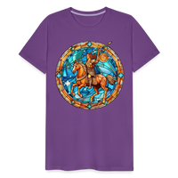 Thumbnail for Men's Mosaic Sagittarius Premium T-Shirt - purple