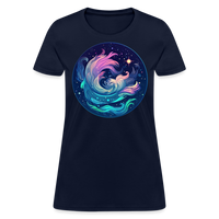 Thumbnail for Women's Magic Aquarius T-Shirt - navy