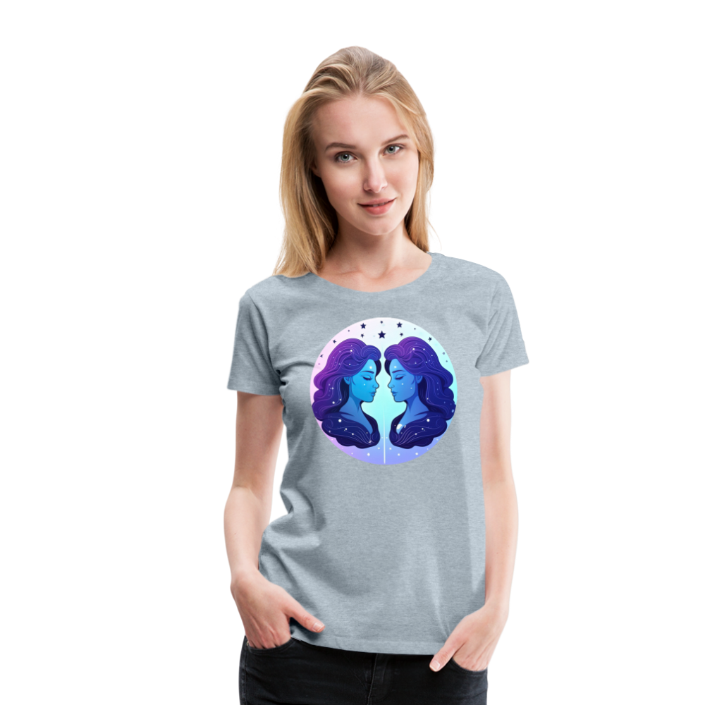 Women’s Magic Gemini Premium T-Shirt - heather ice blue