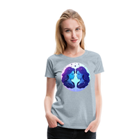 Thumbnail for Women’s Magic Gemini Premium T-Shirt - heather ice blue