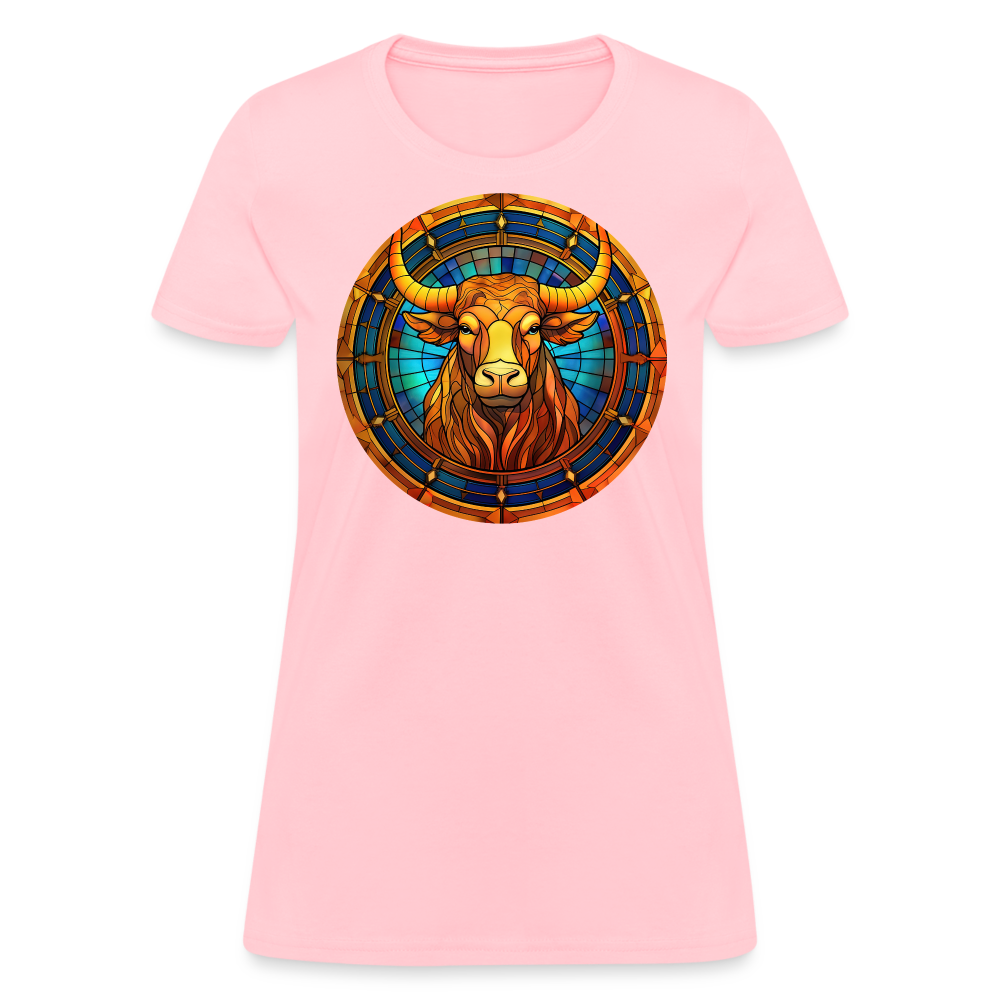 Women's Mosaic Taurus T-Shirt - pink