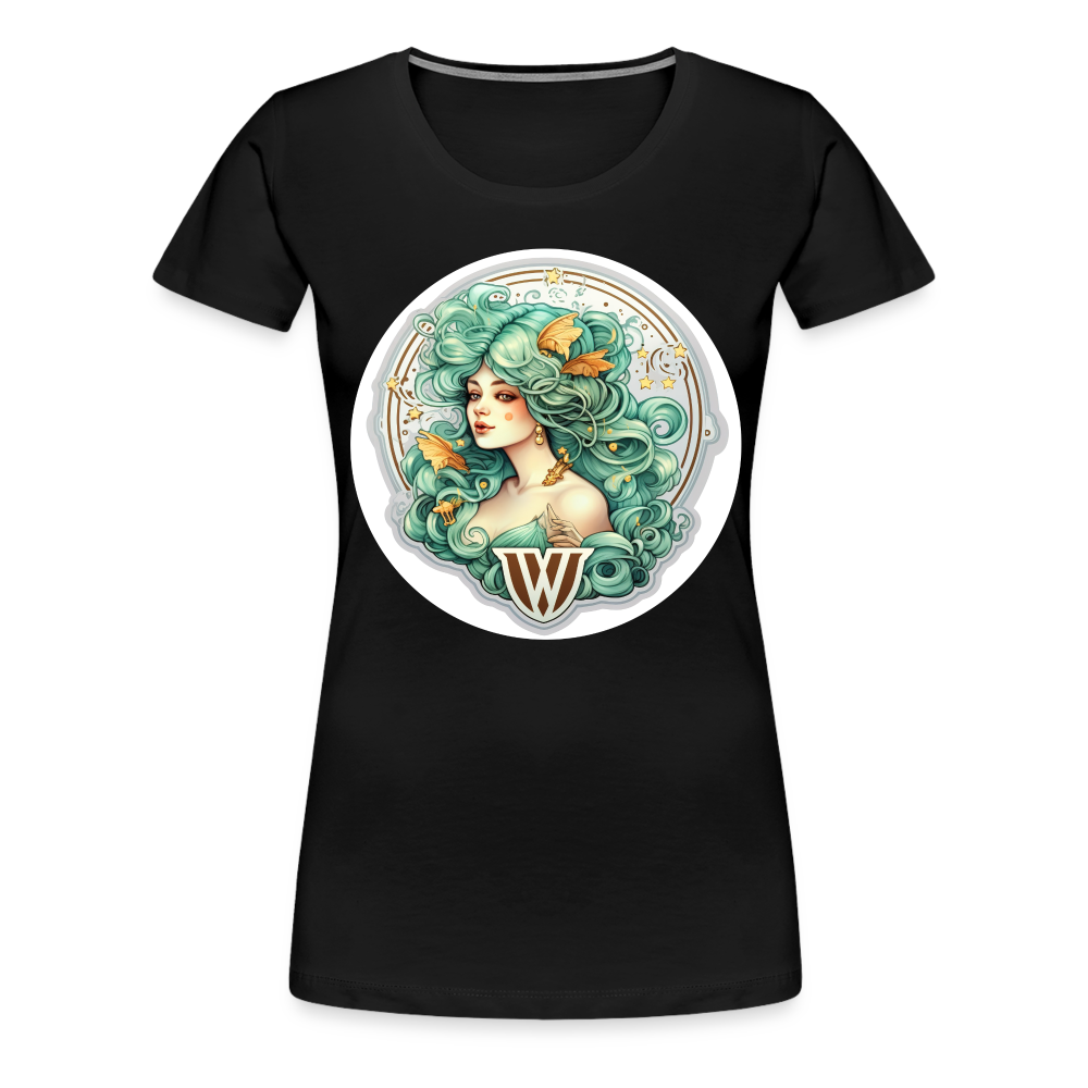 Women’s Symbol Virgo Premium T-Shirt - black